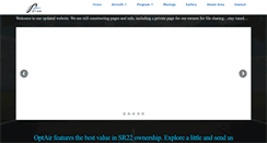 Desktop Screenshot of optair.com