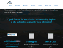 Tablet Screenshot of optair.com